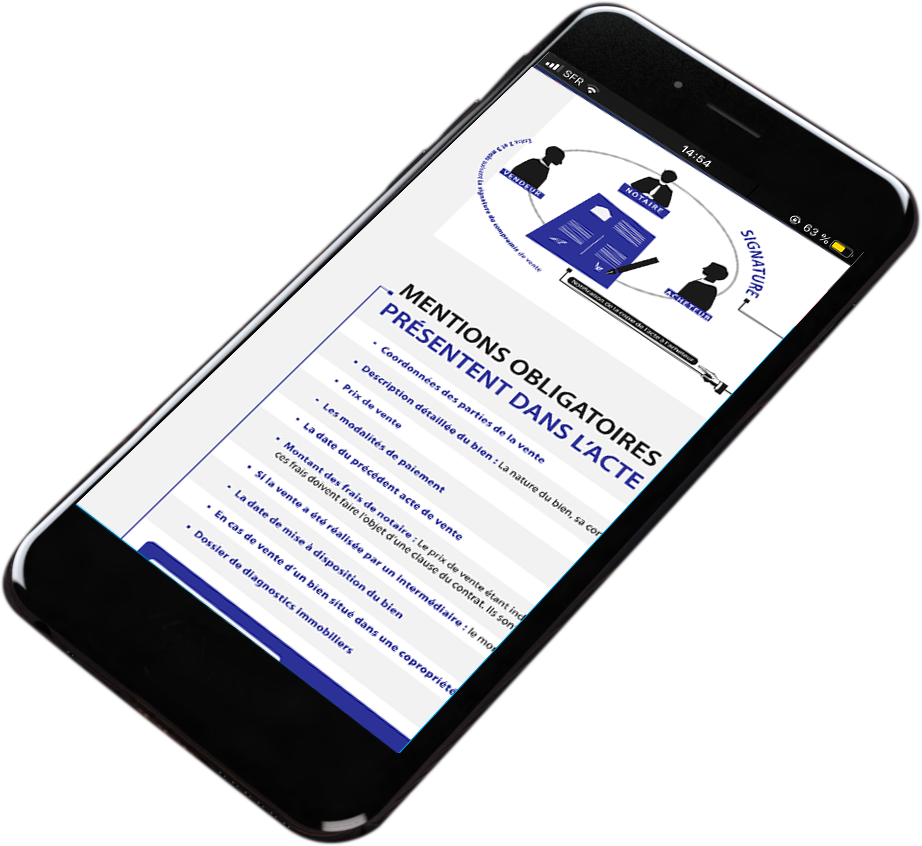 MOCKUP PHONE VENTE IMMO