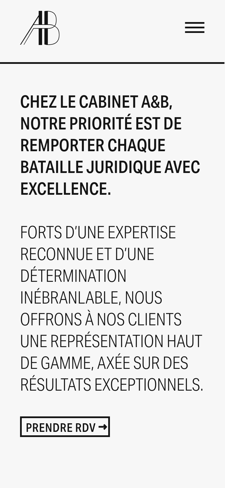 SITE WEB RESPONSIVE CABINET D'AVOCAT